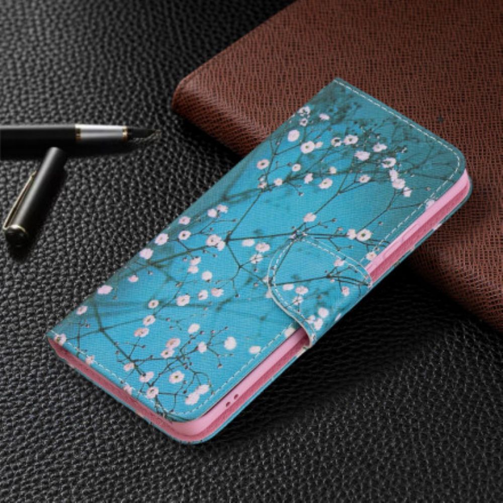 Flip Case Für Huawei P50 Pro Blühender Baum