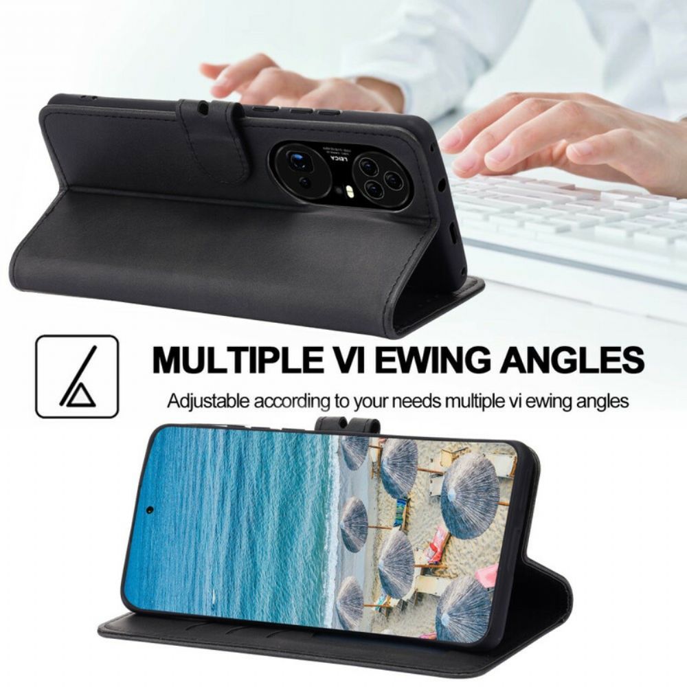 Flip Case Für Huawei P50 Pro Kätzchen Aus Kunstleder