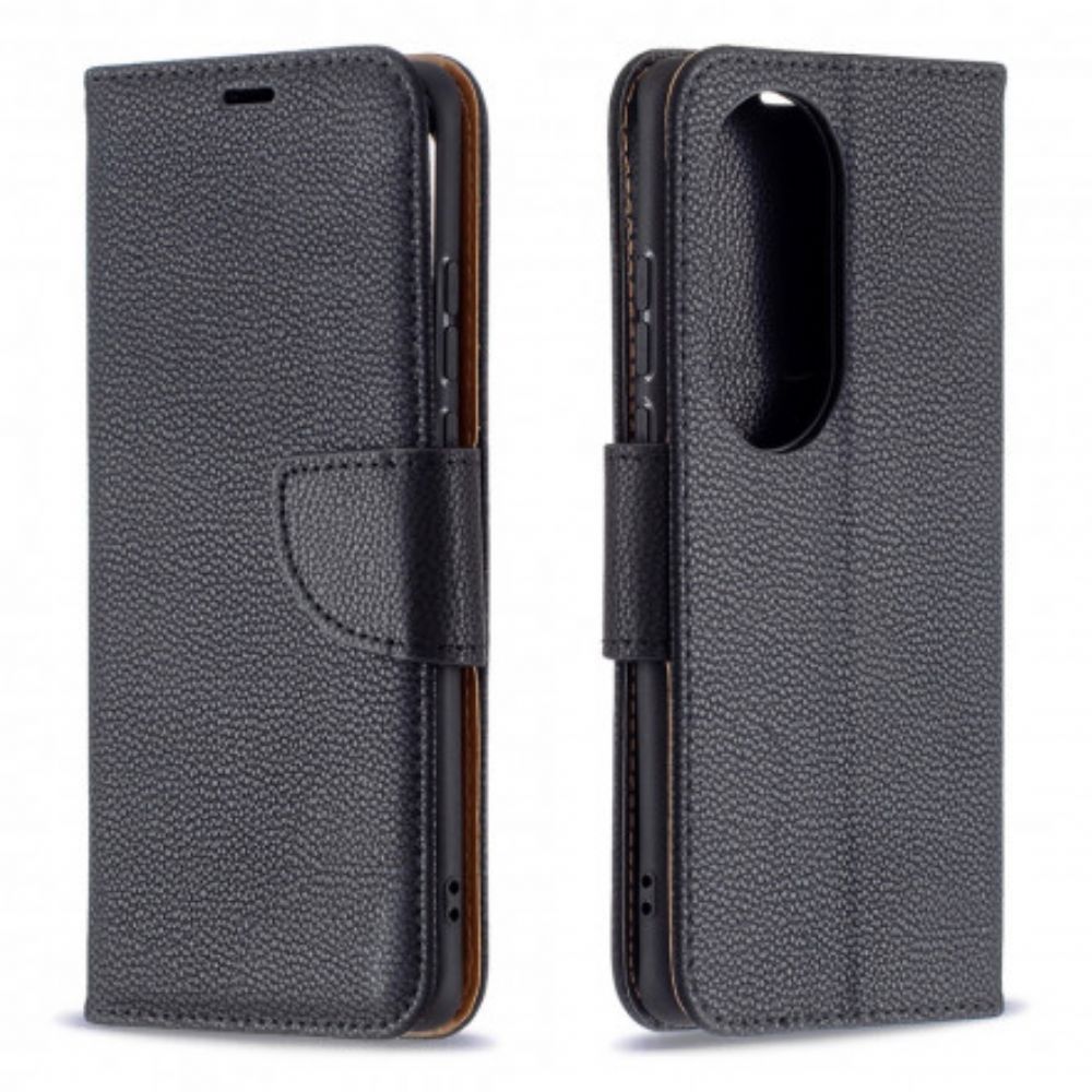 Flip Case Für Huawei P50 Pro Flip Case Litschi-klappe Schräg