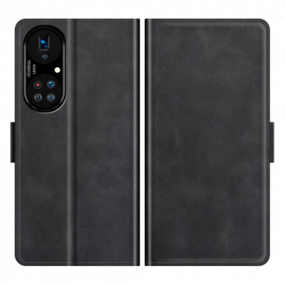 Flip Case Für Huawei P50 Pro Style Lederdesign