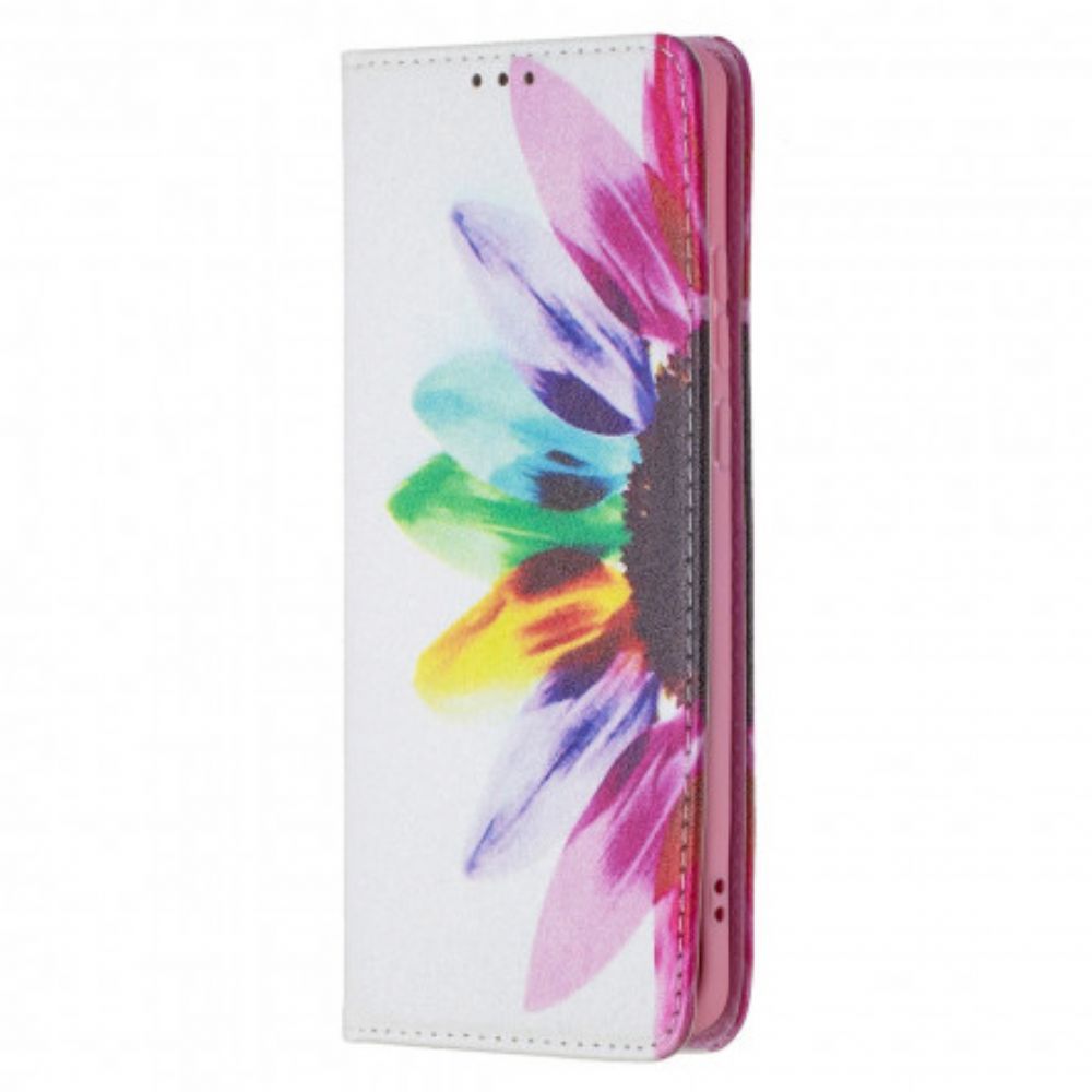 Schutzhülle Für Huawei P50 Pro Flip Case Aquarell Blume