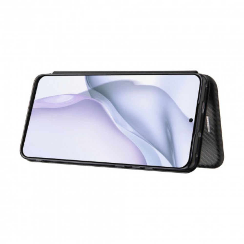 Schutzhülle Für Huawei P50 Pro Flip Case Kohlefaser