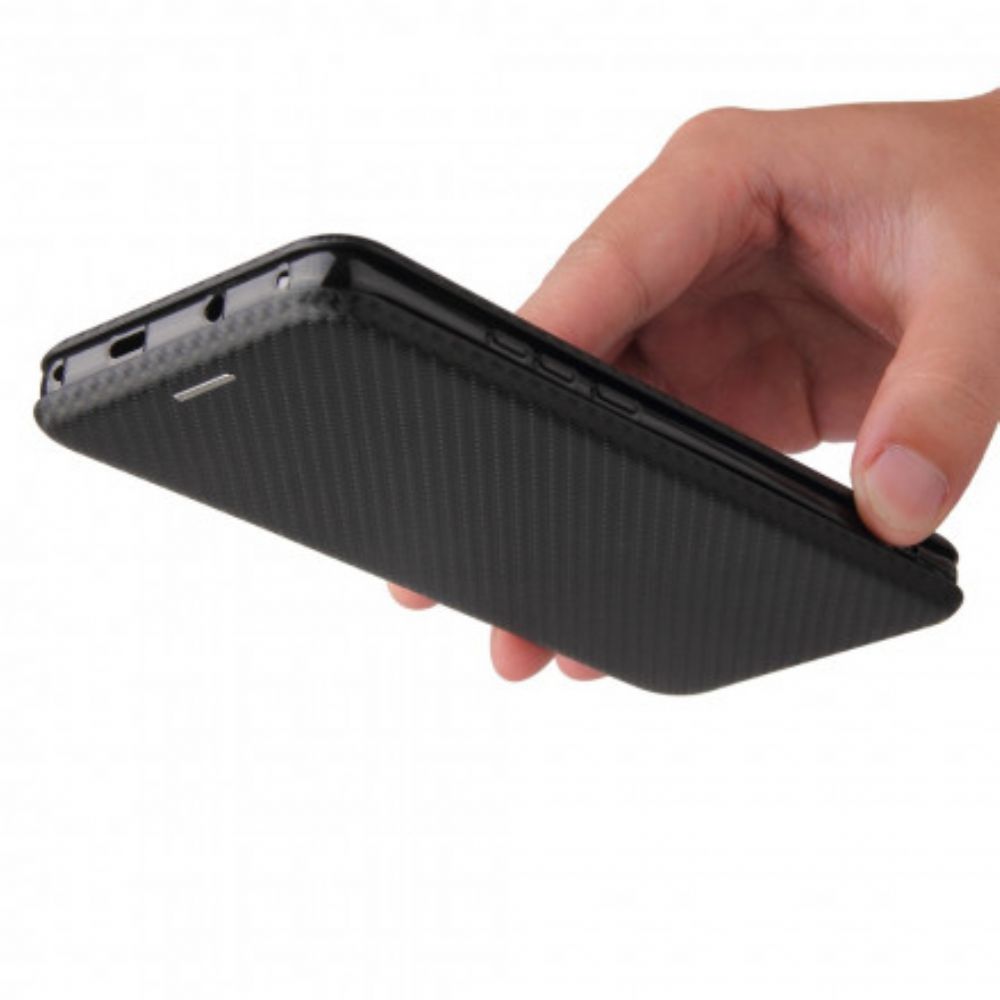 Schutzhülle Für Huawei P50 Pro Flip Case Kohlefaser