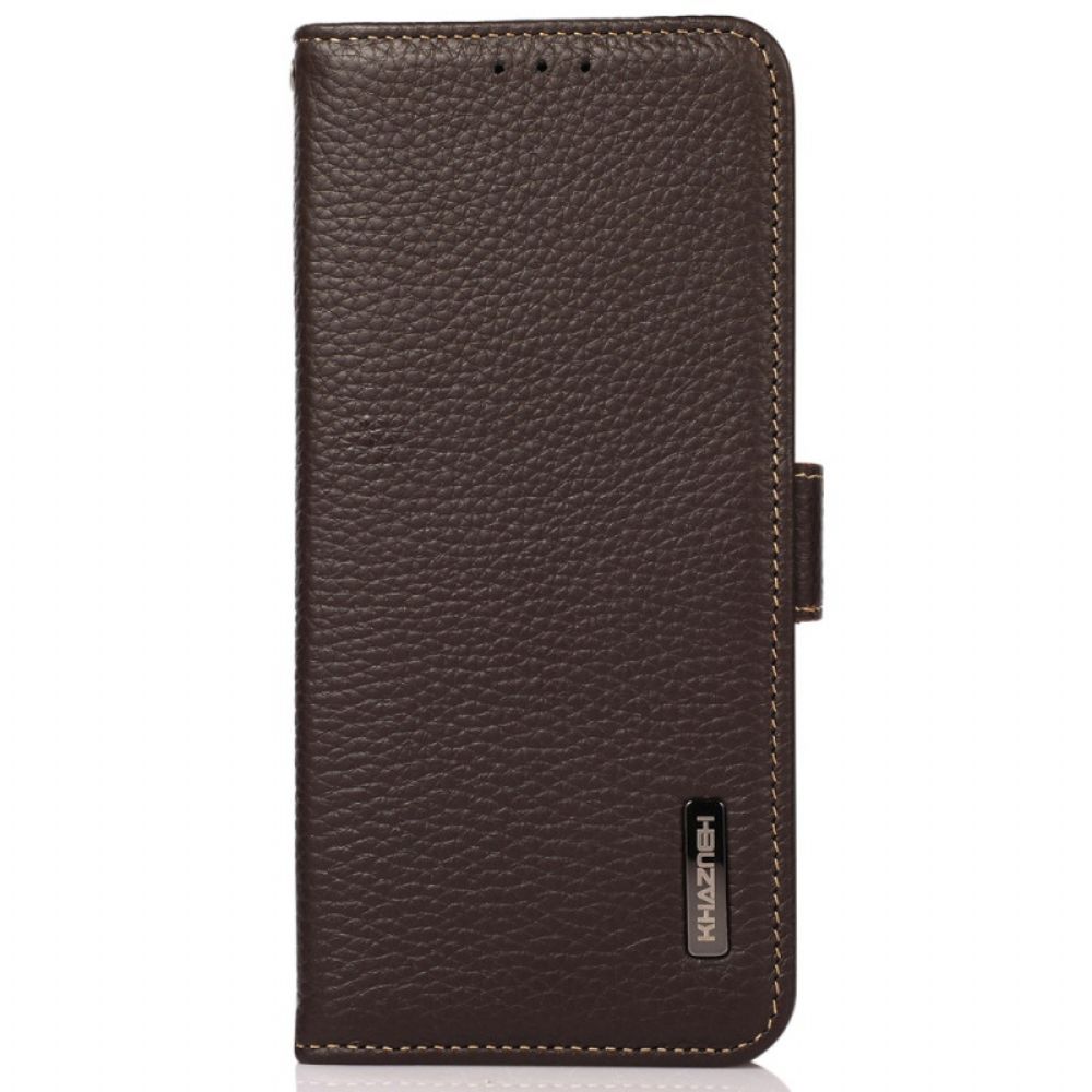 Flip Case Poco C61 Rfid-schutz Khazneh