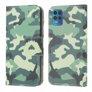 Flip Case Für Moto G100 Militärische Tarnung