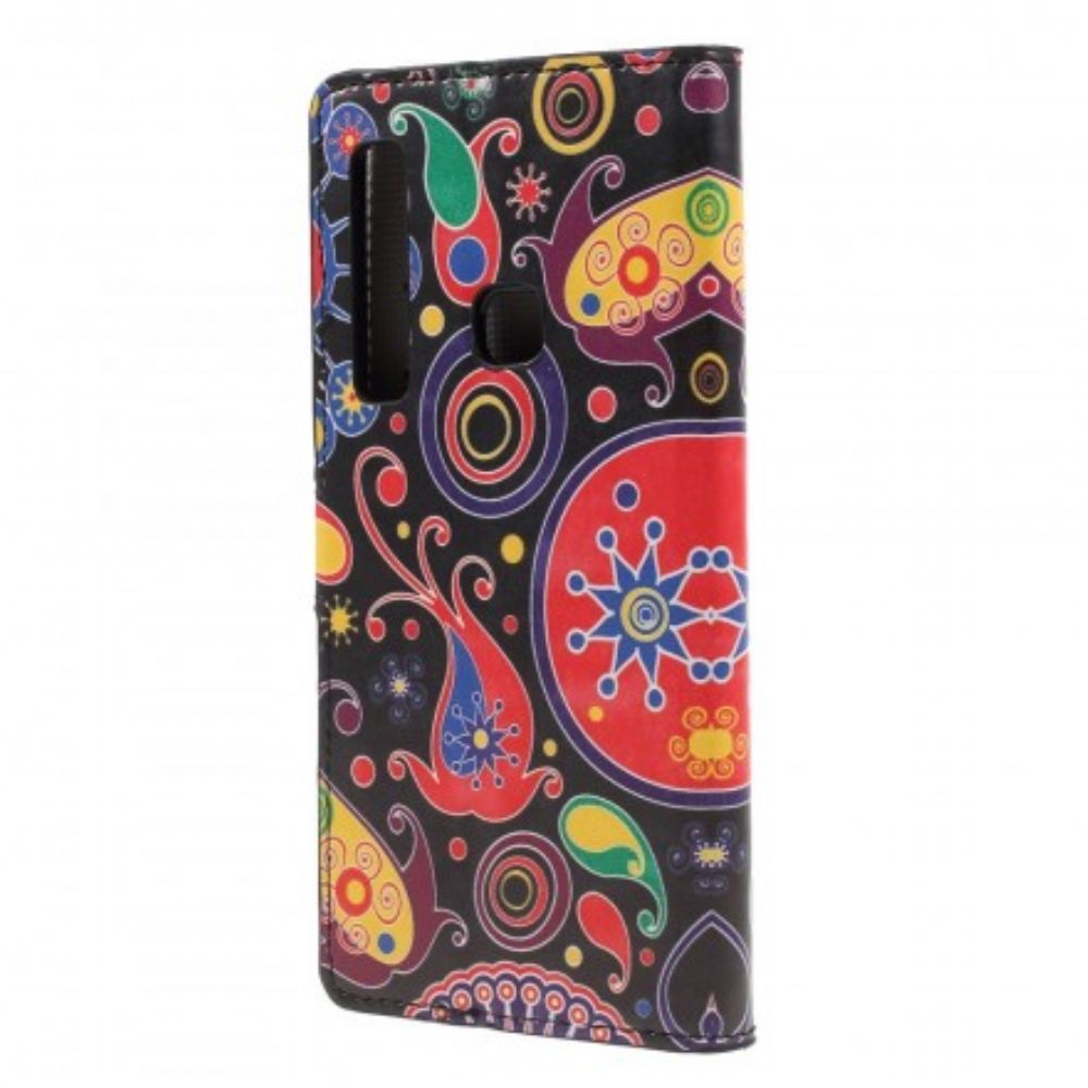 Flip Case Für Samsung Galaxy A9 Galaxiezeichnungen