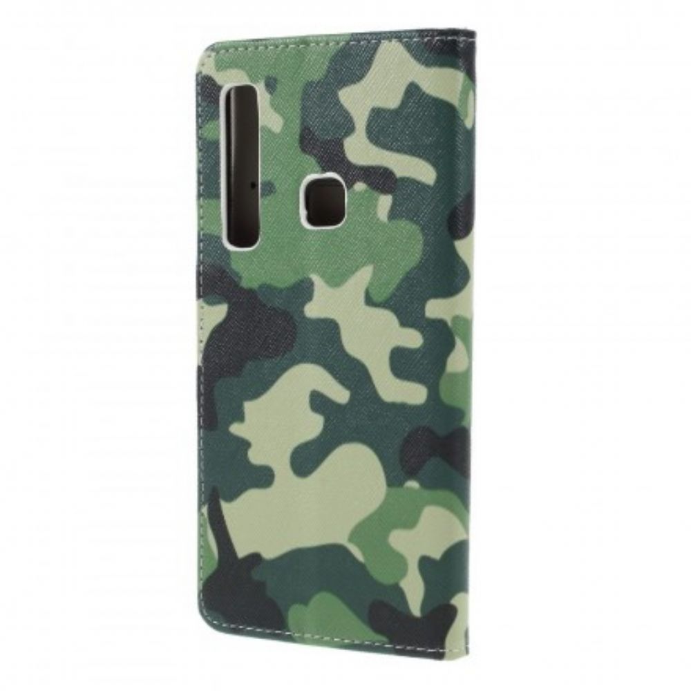 Flip Case Für Samsung Galaxy A9 Militärtarnung