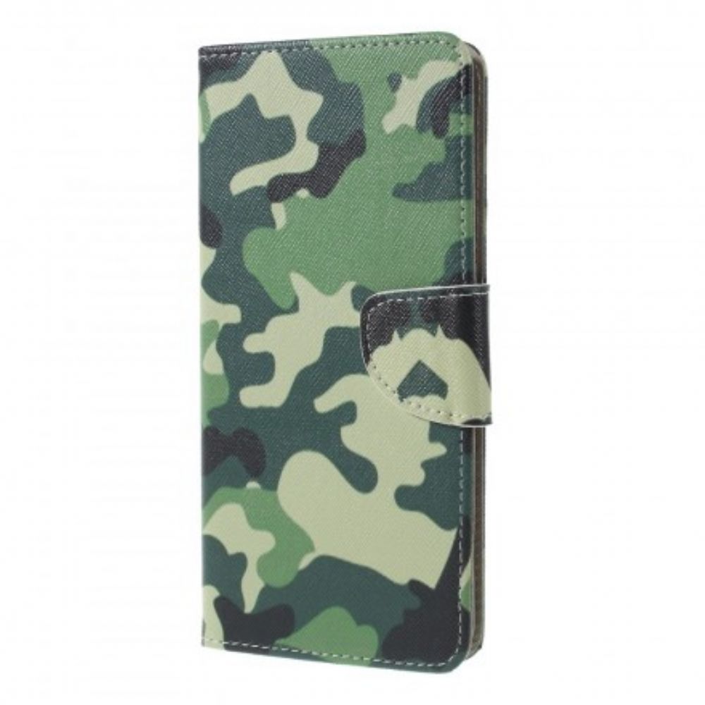 Flip Case Für Samsung Galaxy A9 Militärtarnung