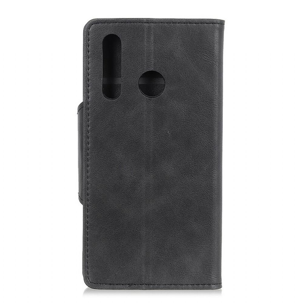 Flip Case Für Huawei P Smart Z / Honor 9X Kunstlederknopf