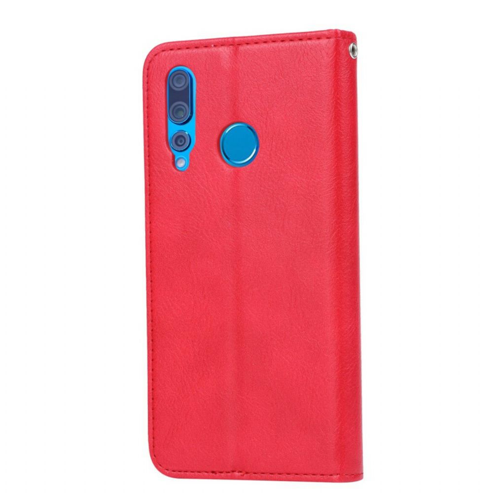 Schutzhülle Für Huawei P Smart Z / Honor 9X Flip Case Kartenetui Aus Kunstleder