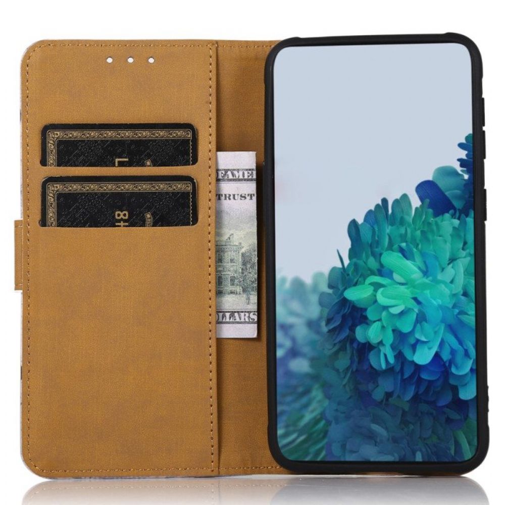 Flip Case Für Xiaomi Redmi Note 12 4G Der Eiffelturm Des Dichters