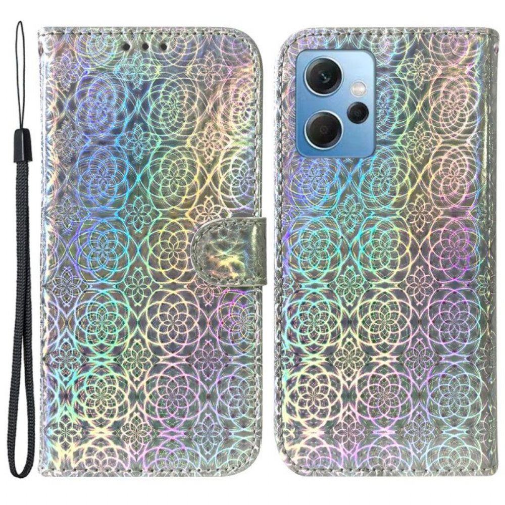 Flip Case Für Xiaomi Redmi Note 12 4G Disco-stil