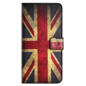 Flip Case Für Xiaomi Redmi Note 12 4G Englische Flagge