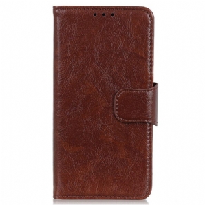 Flip Case Für Xiaomi Redmi Note 12 4G Gespaltenes Nappaleder