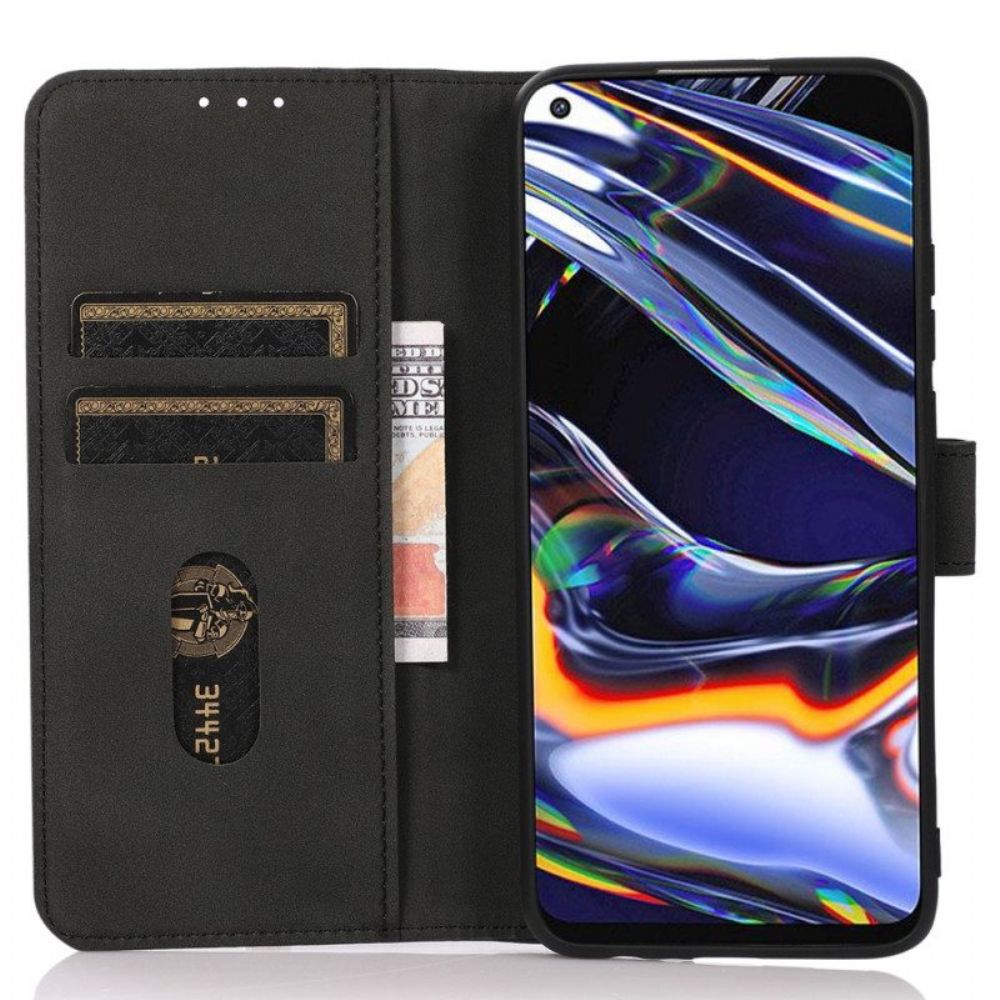 Flip Case Für Xiaomi Redmi Note 12 4G Khazneh-ledereffekt