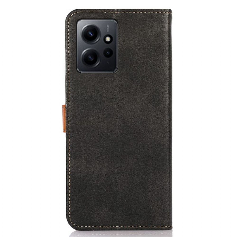 Flip Case Für Xiaomi Redmi Note 12 4G Mit Khazneh-riemen