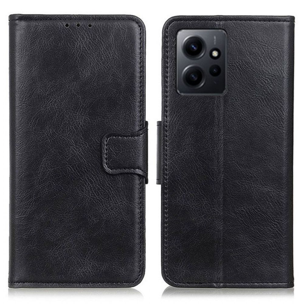 Flip Case Für Xiaomi Redmi Note 12 4G Stil Lederverschluss Umkehrbar