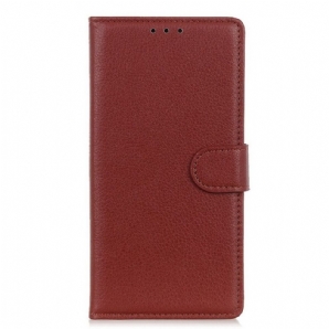 Flip Case Für Xiaomi Redmi Note 12 4G Traditionelles Kunstleder