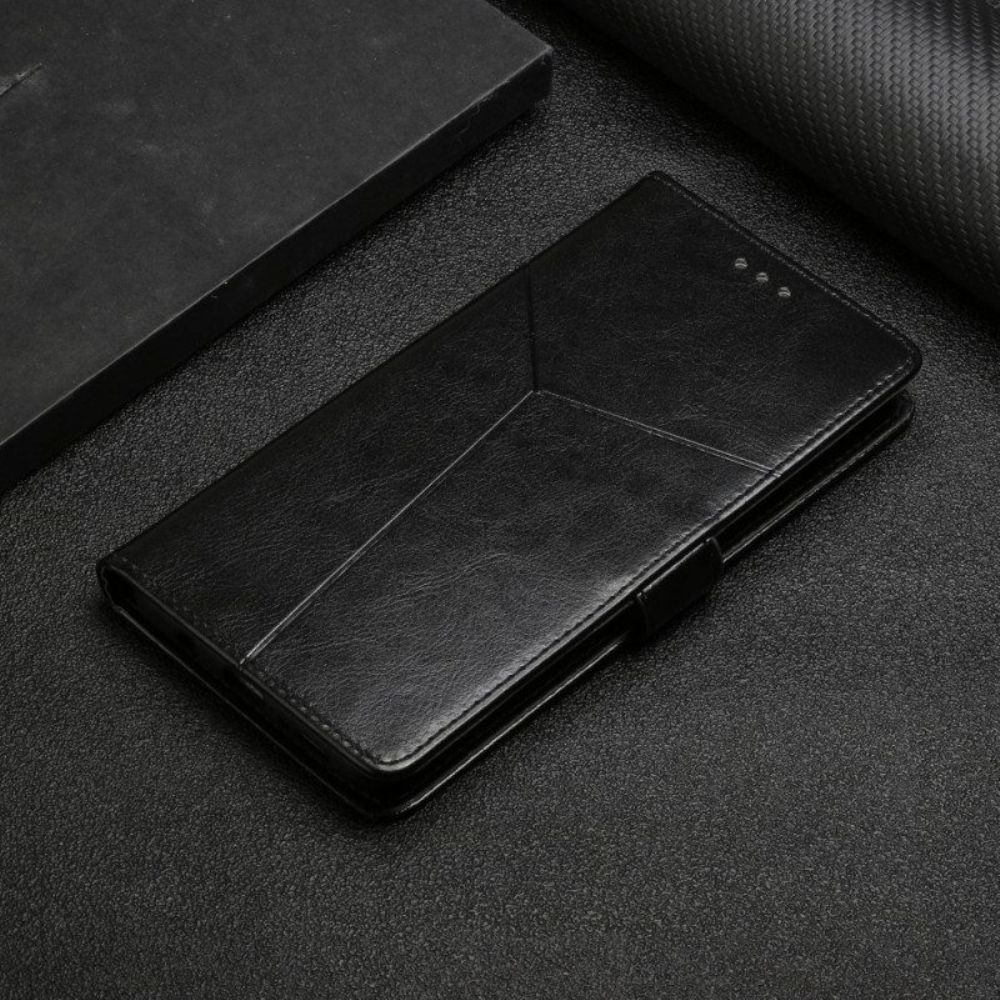 Lederhüllen Für Xiaomi Redmi Note 12 4G Mit Kordel Y-riemendesign