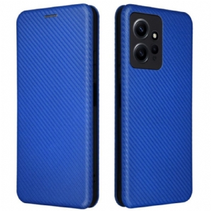 Schutzhülle Für Xiaomi Redmi Note 12 4G Flip Case Kohlefaser