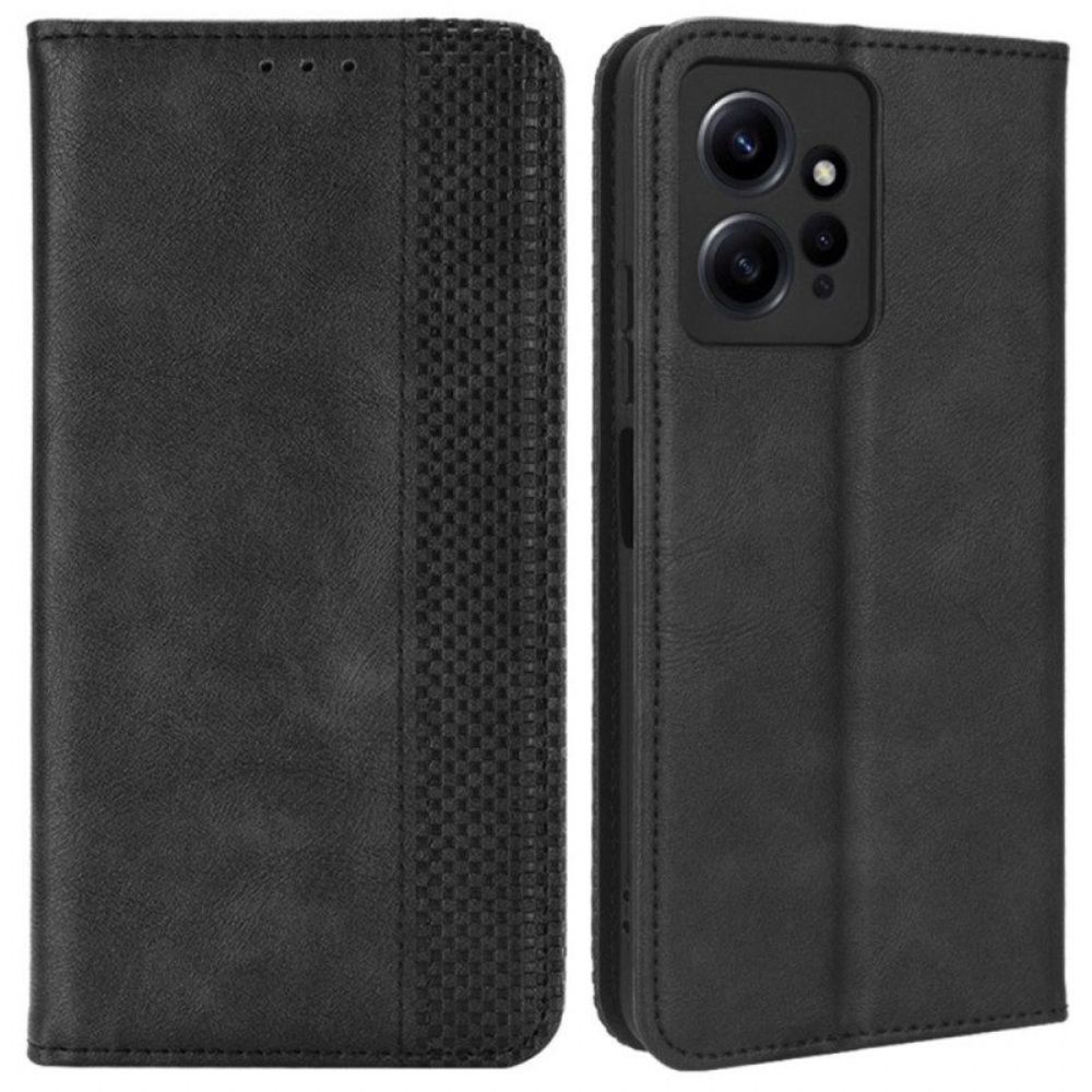 Schutzhülle Für Xiaomi Redmi Note 12 4G Flip Case Stilisierter Lederstil