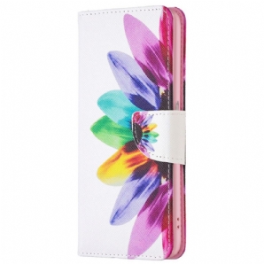 Flip Case Für Realme 9i Aquarell Blume