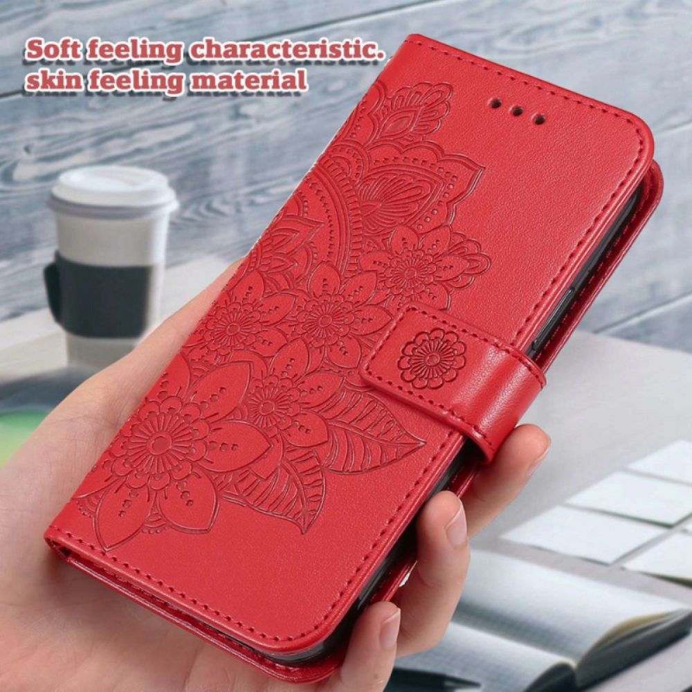 Flip Case Für Realme 9i Blumen-mandala