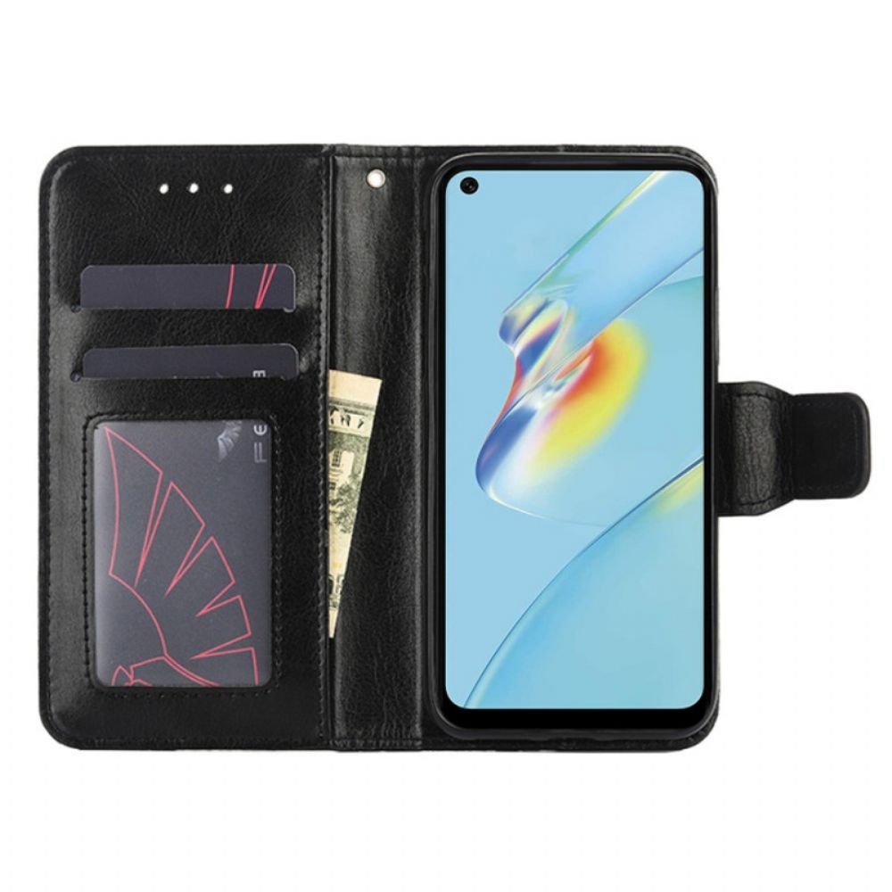 Flip Case Für Realme 9i Kunstleder Im Amerikanischen Retro-stil