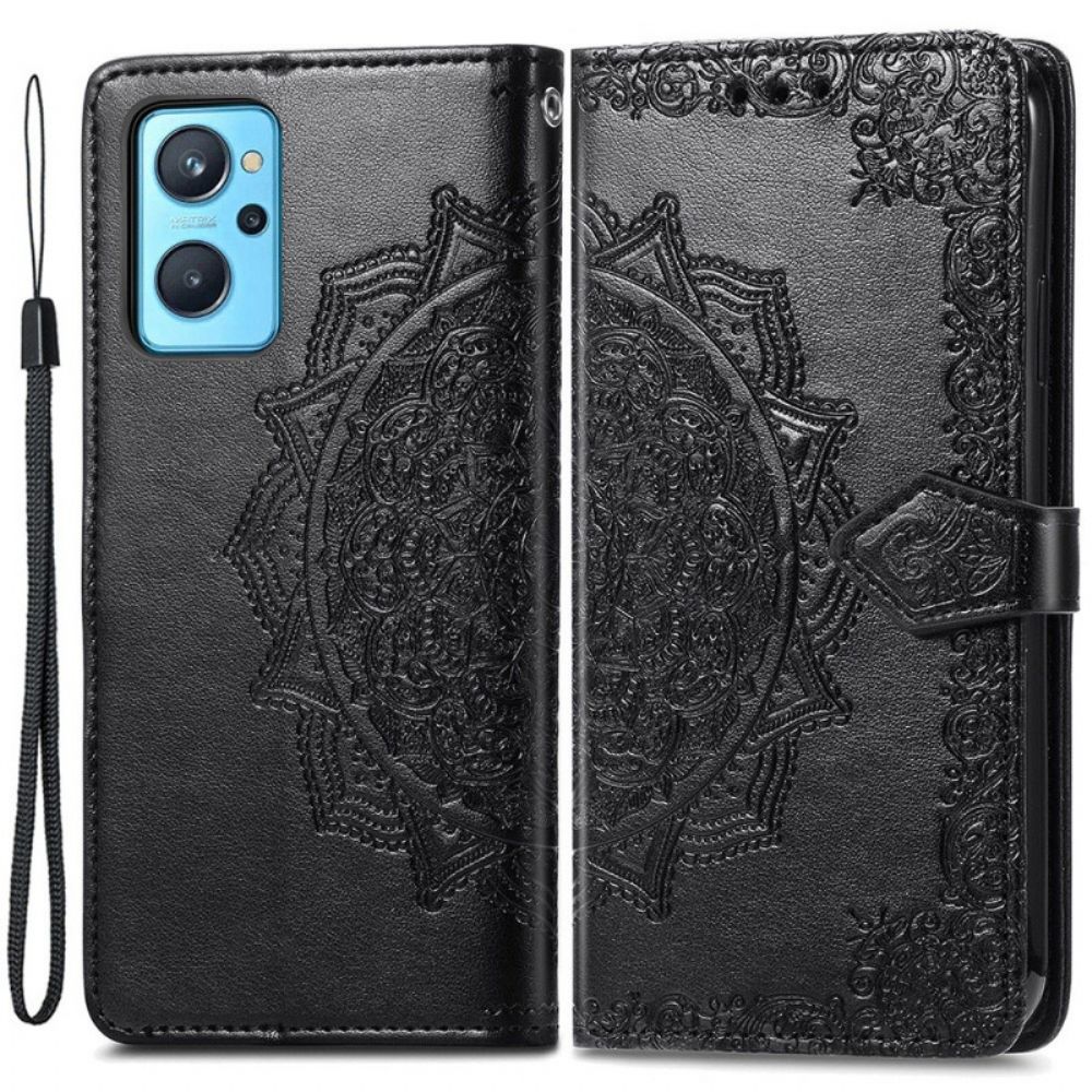 Flip Case Für Realme 9i Mandala Aus Dem Mittelalter