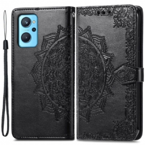 Flip Case Für Realme 9i Mandala Aus Dem Mittelalter