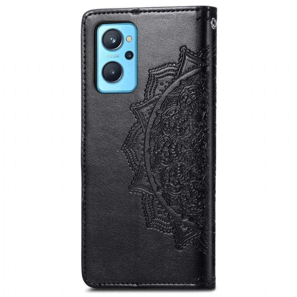 Flip Case Für Realme 9i Mandala Aus Dem Mittelalter