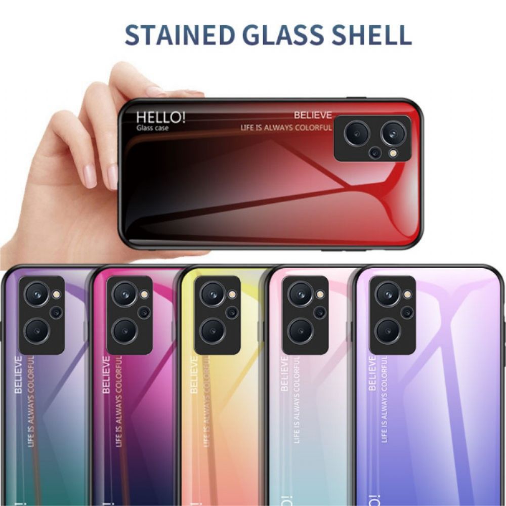 Hülle Für Realme 9i Hallo Tempered Glass