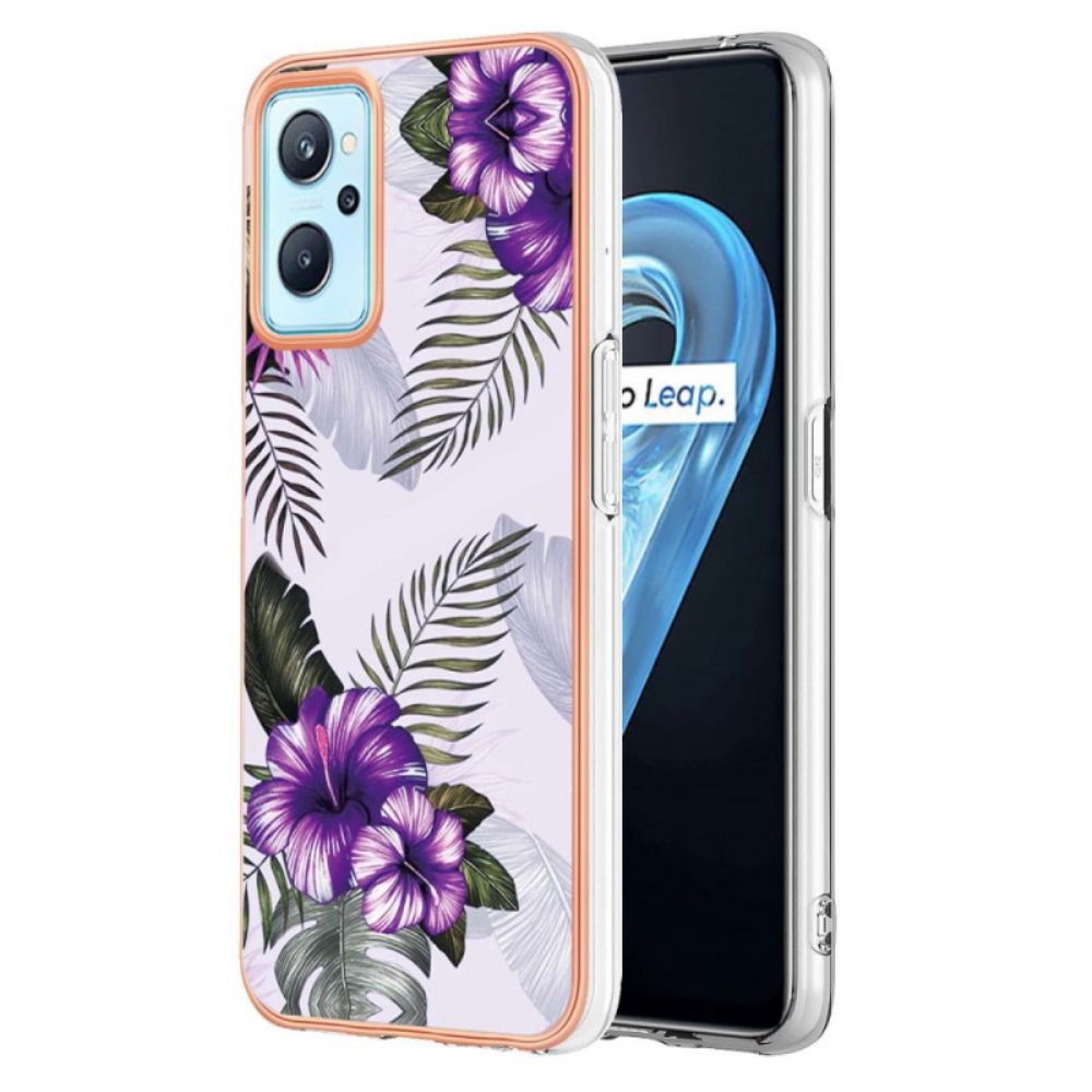 Hülle Für Realme 9i Lila Mini-blüten