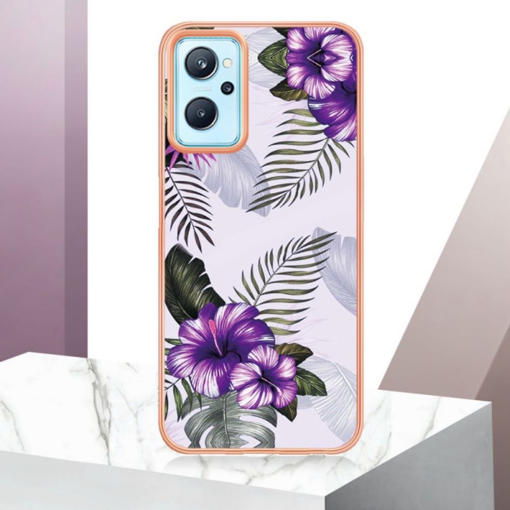 Hülle Für Realme 9i Lila Mini-blüten