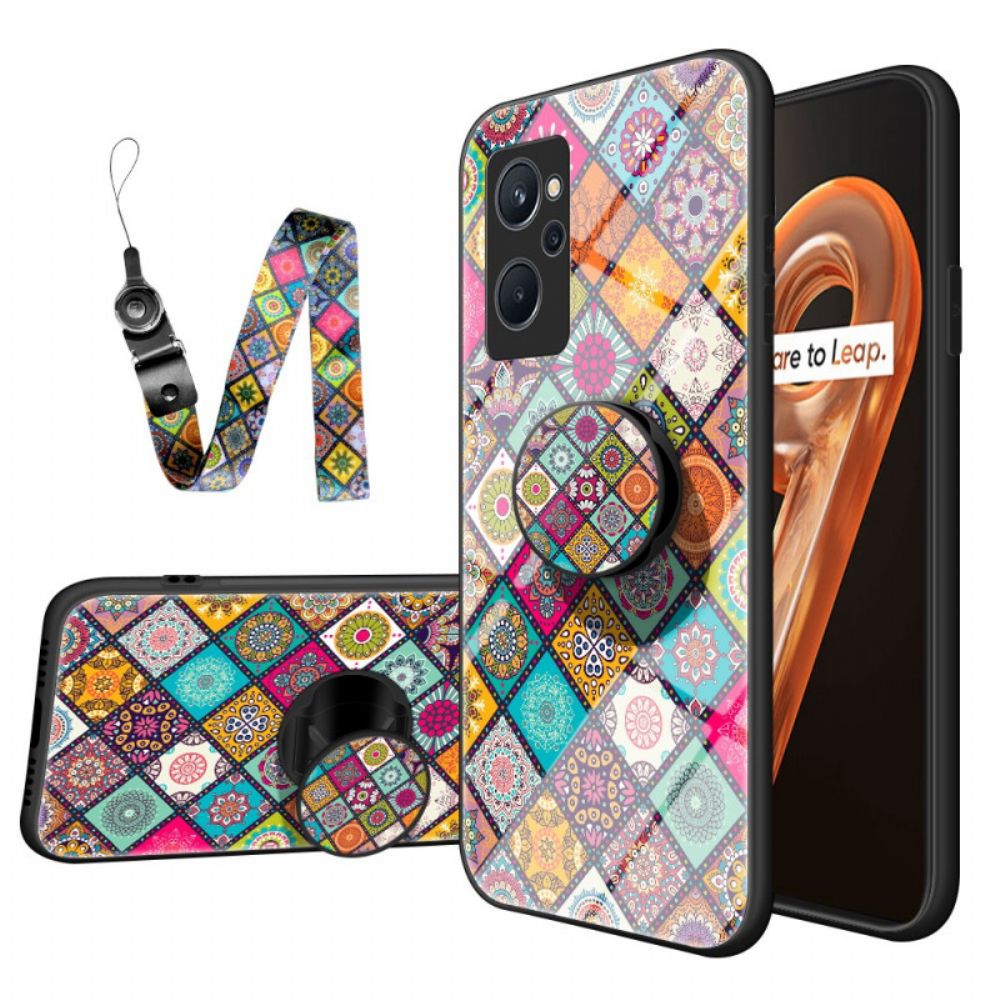 Hülle Für Realme 9i Magnetischer Patchwork-halter