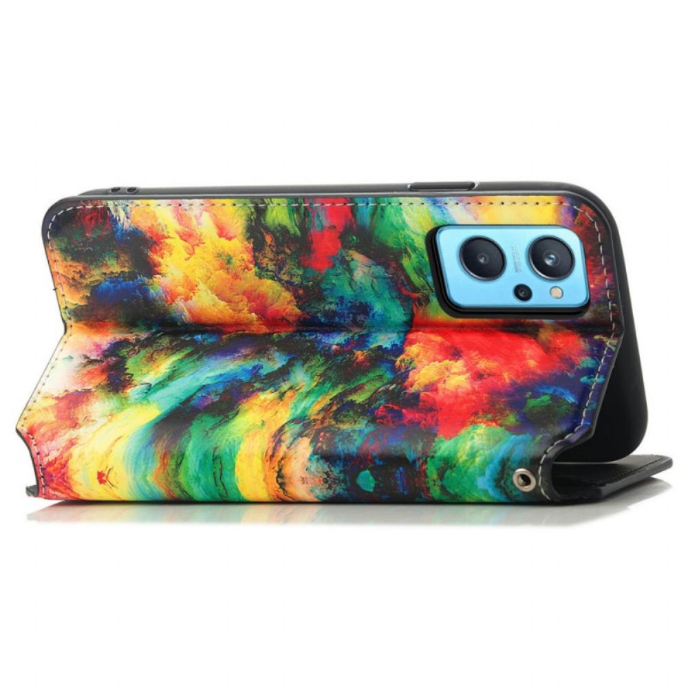 Schutzhülle Für Realme 9i Flip Case Aquarell