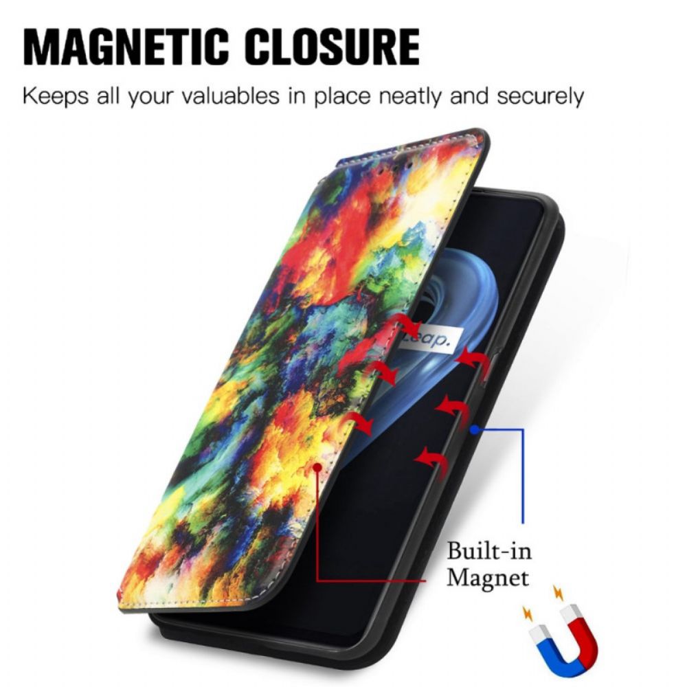 Schutzhülle Für Realme 9i Flip Case Aquarell