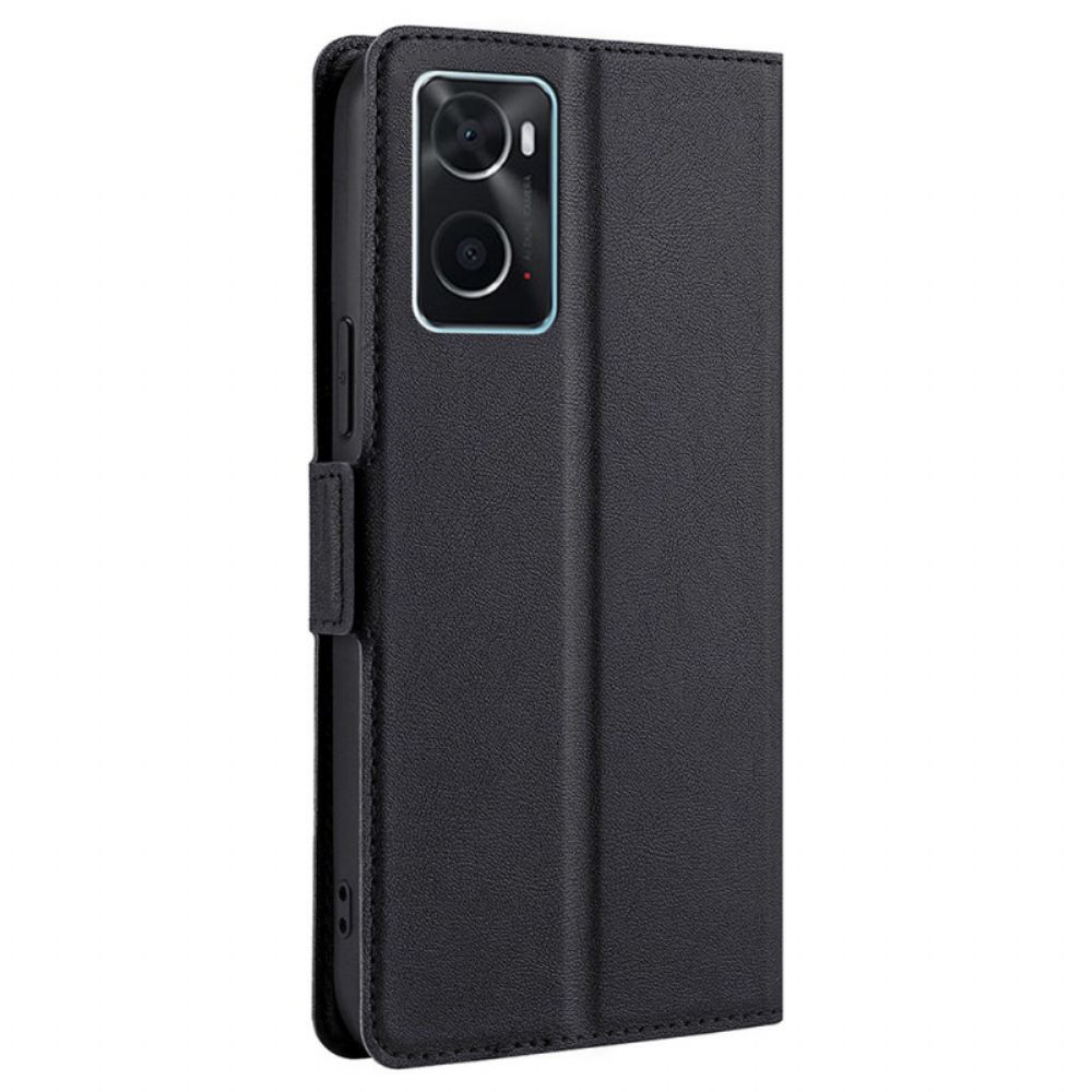 Schutzhülle Für Realme 9i Flip Case Ultradünner Kunstleder-stil