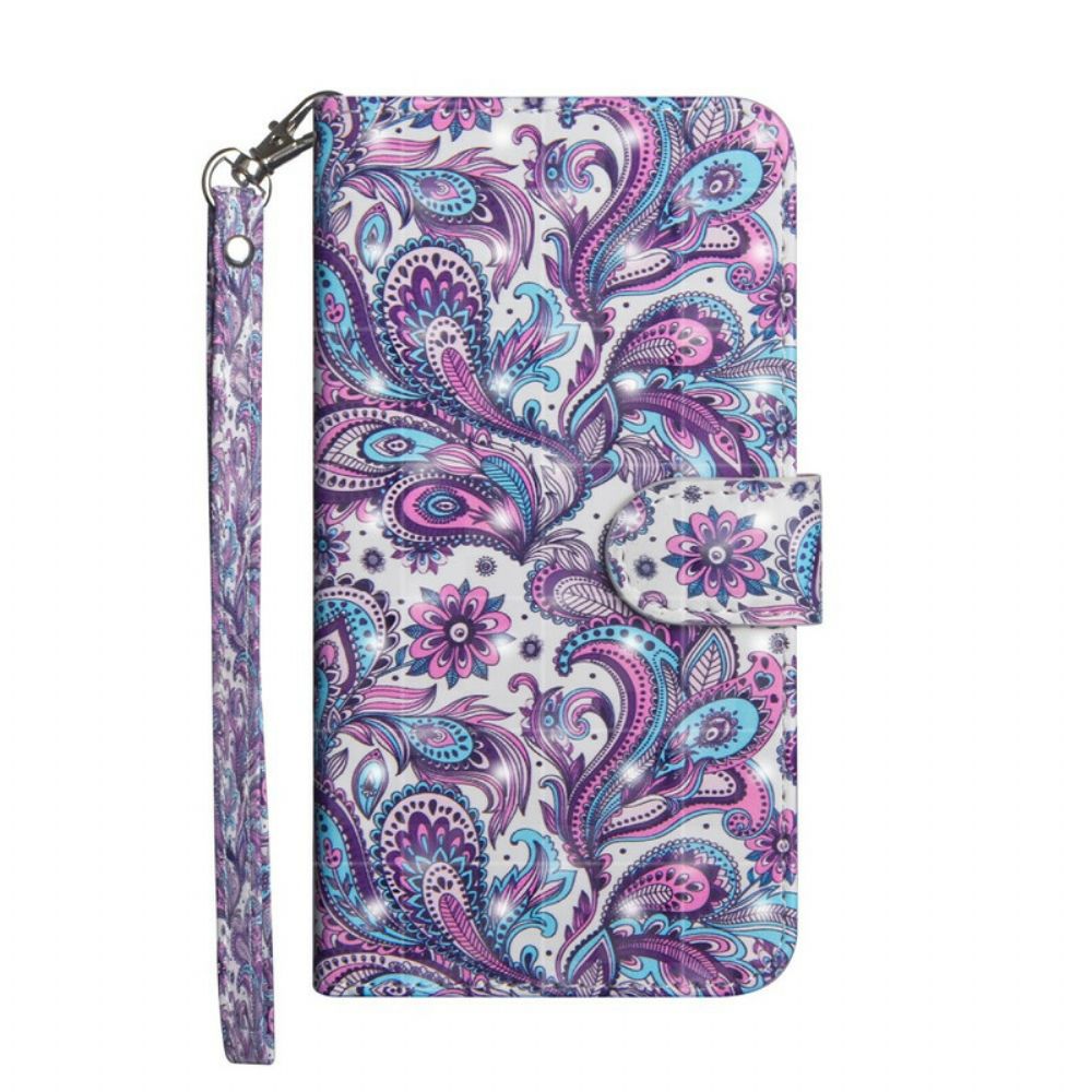 Flip Case Für Honor 20 Lite / 20e Blumenmuster