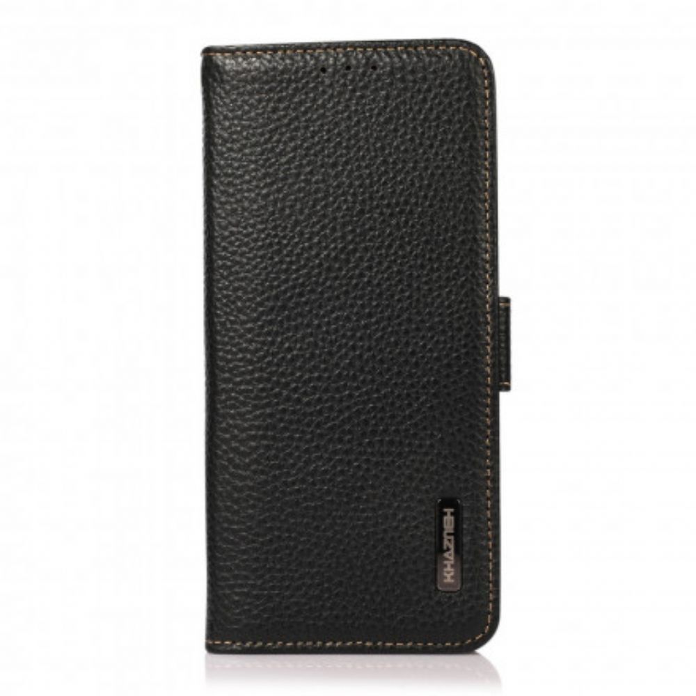 Flip Case Für Sony Xperia 1 III Litschi-leder Khazneh Rfid