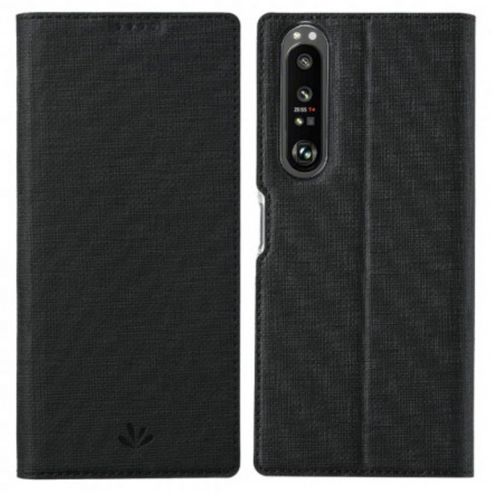 Schutzhülle Für Sony Xperia 1 III Flip Case Vili Dmx Texturiert