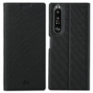 Schutzhülle Für Sony Xperia 1 III Flip Case Vili Dmx Texturiert