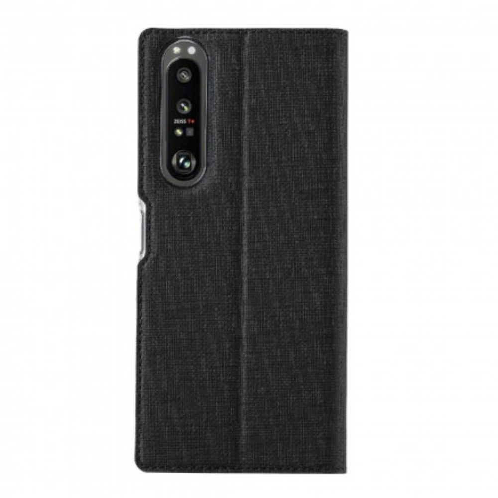 Schutzhülle Für Sony Xperia 1 III Flip Case Vili Dmx Texturiert