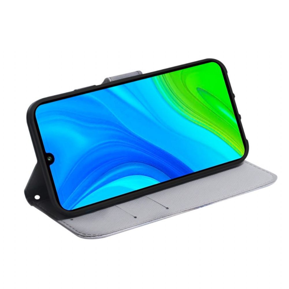 Flip Case Für Poco X4 Pro 5G Aquarell Hund