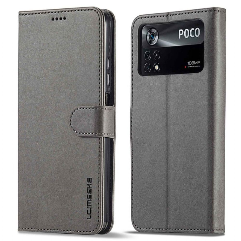 Flip Case Für Poco X4 Pro 5G Lc.imeeke