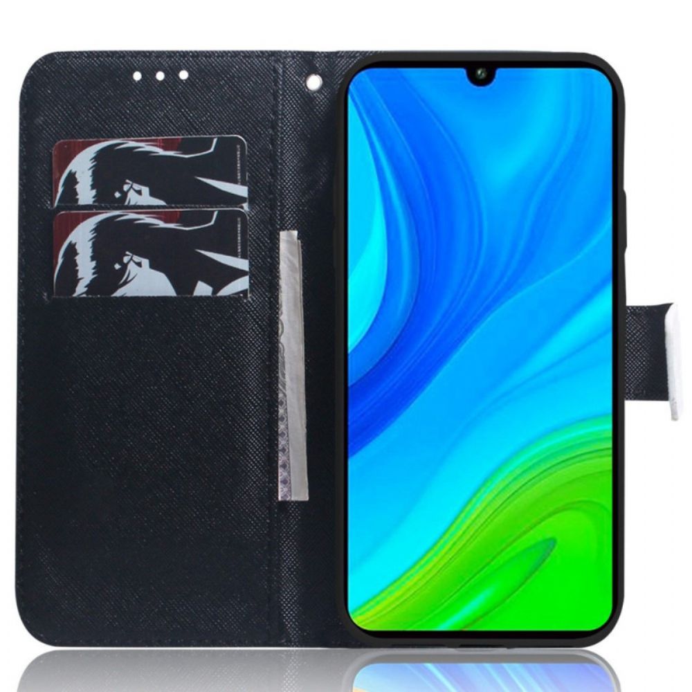 Flip Case Für Poco X4 Pro 5G Mit Kordel Band-mandala