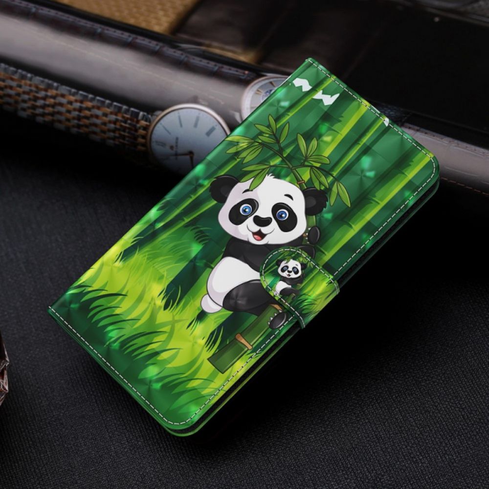 Flip Case Für Poco X4 Pro 5G Mit Kordel Tanga-panda