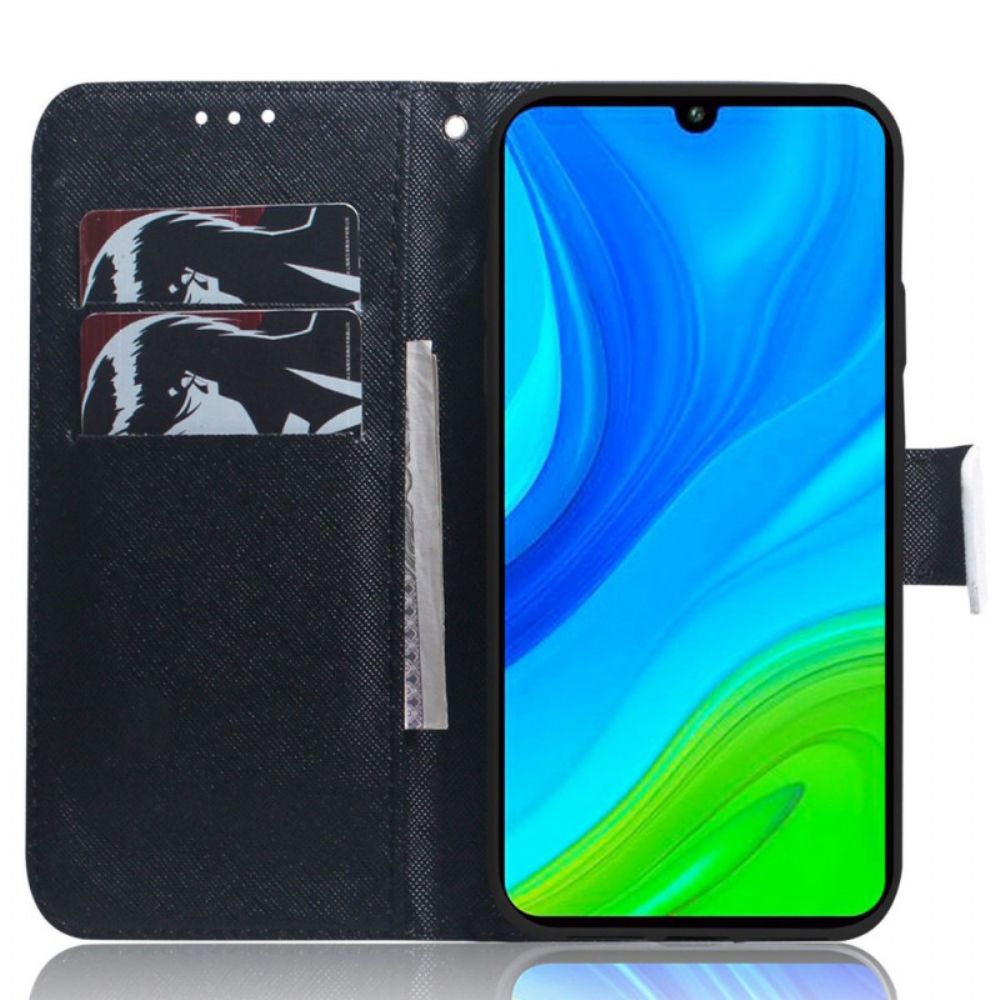 Flip Case Für Poco X4 Pro 5G Mit Kordel Tanga-safari