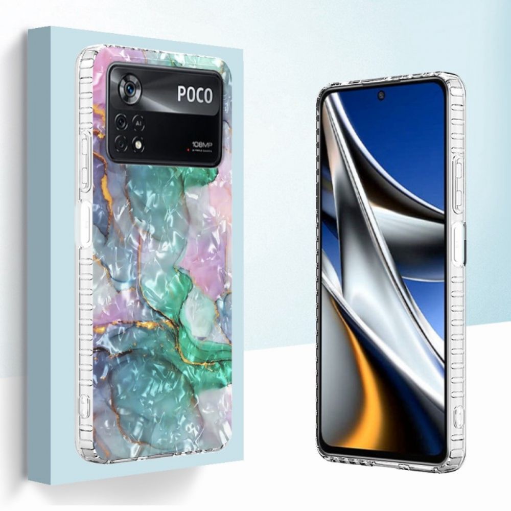 Hülle Für Poco X4 Pro 5G Flexibler Stil