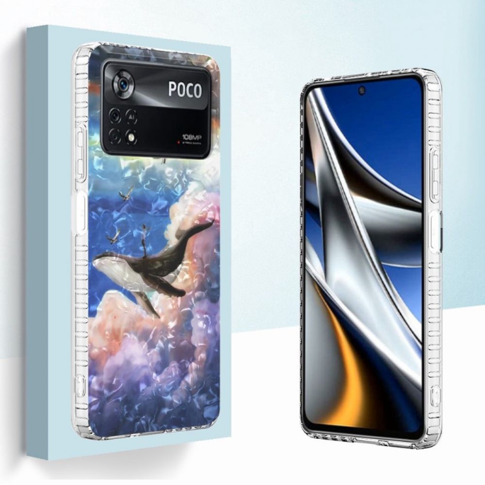 Hülle Für Poco X4 Pro 5G Stylischer Wal